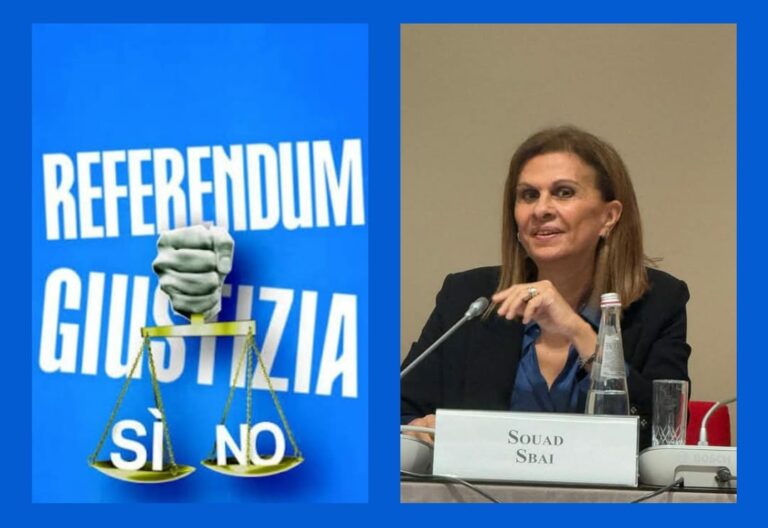 سعاد السباعي من روما: “نعم” للإصلاح القضائي هي خطوة نحو إيطاليا أكثر عدلاً وشفافية.