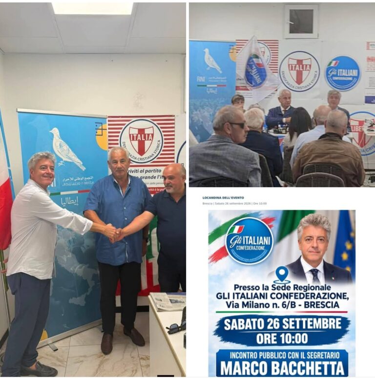Incontro Pubblico a Brescia: Dialogo, Partecipazione e Integrazione con “Gli Italiani Confederazione”